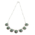 Jade link necklace, 'Sunrise in Antigua' - Round Jade Link Necklace from Guatemala thumbail