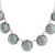 Jade link necklace, 'Sunrise in Antigua' - Round Jade Link Necklace from Guatemala (image 2b) thumbail