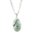 Jade pendant necklace, 'Light Green Wheel of Fortune' - Round Light Green Jade Pendant Necklace from Guatemala (image 2c) thumbail