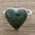Jade cocktail ring, 'Love Dream' - Heart-Shaped Dark Green Jade Cocktail Ring from Guatemala (image 2b) thumbail