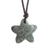 Jade pendant necklace, 'Natural Star in Green' - Jade Star Pendant Necklace in Green from Guatemala (image 2a) thumbail