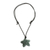 Jade pendant necklace, 'Natural Star in Green' - Jade Star Pendant Necklace in Green from Guatemala (image 2b) thumbail