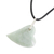 Jade pendant necklace, 'Culture of Love in Apple Green' - Jade Heart Pendant Necklace in Apple Green from Guatemala (image 2c) thumbail