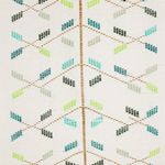 Cotton table runner, 'Vined' - Tree-Themed Cotton Table Runner from Guatemala