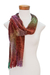Rayon chenille scarf, 'Wine Festival' - Multicolored Rayon Chenille Scarf from Guatemala (image 2c) thumbail
