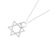 Sterling silver pendant necklace, 'Holy Star' - Sterling Silver Star of David Pendant Necklace (image 2b) thumbail
