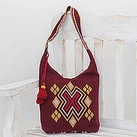 Cotton shoulder bag,