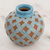 Keramische dekorative Vase, 'Form und Textur'. - Handgefertigte Keramik-Dekorvase aus Nicaragua