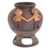 Ceramic decorative vase, 'Union of Cultures' - Pre-Hispanic Ceramic Decorative Vase from Nicaragua (image 2c) thumbail