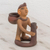 Ceramic sculpture, 'Man with Jar' - Handcrafted Pre-Hispanic Ceramic Sculpture from Nicaragua thumbail