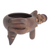 Ceramic decorative vase, 'Tripod' - Tripod Ceramic Decorative Vase from Nicaragua (image 2c) thumbail