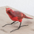 Ceramic sculpture, 'Cardinal' - Ceramic Cardinal Sculpture from Guatemala (image 2b) thumbail