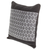 Cotton cushion cover, 'Dove Grey Rhombi' - Rhombus Motif Cotton Cushion Cover from Guatemala