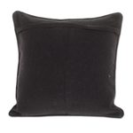 Cotton cushion cover, 'Honeycomb Elegance' - Handwoven Geometric Cotton Cushion Cover from Guatemala