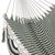 Cotton rope hammock, 'Nap in the Forest' (single) - Handwoven Cotton Rope Hammock in Forest Green and Eggshell (image 2b) thumbail