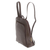Leather backpack, 'Stylish Voyager in Clay' - Handcrafted Leather Backpack in Clay from Costa Rica (image 2b) thumbail