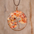Halskette mit Achat-Anhänger, „Skorpionbaum des Lebens“ - Achat-Edelstein-Baum-Skorpion-Anhänger-Halskette aus Costa Rica