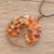 Halskette mit Achat-Anhänger, „Skorpionbaum des Lebens“ - Achat-Edelstein-Baum-Skorpion-Anhänger-Halskette aus Costa Rica