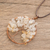 Quartz pendant necklace, 'Quartz Tree of Life' - Quartz Gemstone Tree Pendant Necklace from Costa Rica