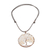 Quartz pendant necklace, 'Quartz Tree of Life' - Quartz Gemstone Tree Pendant Necklace from Costa Rica