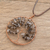 collar con colgante de cuarzo ahumado - Collar con colgante de árbol de piedras preciosas de cuarzo ahumado de Costa Rica