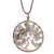 Halskette mit Labradorit-Anhängern - Natürliche Labradorit-Edelstein-Baum-Fische-Anhänger-Halskette