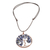 Sodalite pendant necklace, 'Libra Tree of Life' - Sodalite Gemstone Tree Pendant Necklace from Costa Rica