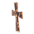 Reclaimed wood wall cross, 'Eco Faith' - Handmade Reclaimed Wood Wall Cross from Costa Rica