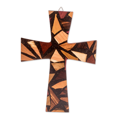 Reclaimed Wood Wall Cross from Costa Rica