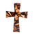 Reclaimed wood wall cross, 'Love and Hope' - Reclaimed Wood Wall Cross from Costa Rica