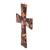 Reclaimed wood wall cross, 'Love and Hope' - Reclaimed Wood Wall Cross from Costa Rica (image 2b) thumbail