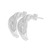 Sterling silver drop earrings, 'Textured Braids' - Textured Sterling Silver Drop Earrings from Costa Rica