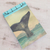 Paper journal, 'Beauty of the Ocean' (8.5 inch) - Whale-Themed Paper Journal from Costa Rica (8.5 inch) thumbail