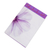 Paper journal, 'Lavender' (8.5 inch) - Lavender-Themed Paper Journal from Costa Rica (8.5 inch)