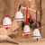 Hand-crocheted ornaments, 'Bells of Bethlehem' (set of 4) - Hand-Crocheted Bell-Shaped Ornaments (Set of 4) thumbail