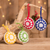 Hand-crocheted ornaments, 'Fantastic Holiday' (set of 4) - Hand-Crocheted Assorted Ornaments from Guatemala (Set of 4) thumbail