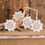 Hand-crocheted ornaments, 'Glittering Snow' (set of 4) - Hand-Crocheted Snowflake Ornaments from Guatemala (Set of 4) thumbail