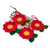 Hand-crocheted ornaments, 'Christmas Flowers' (set of 4) - Hand-Crocheted Floral Ornaments from Guatemala (Set of 4) (image 2b) thumbail