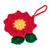 Hand-crocheted ornaments, 'Christmas Flowers' (set of 4) - Hand-Crocheted Floral Ornaments from Guatemala (Set of 4) (image 2c) thumbail