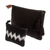 Cotton handbags, 'Zigzag Night' (pair) - Hand-Crocheted Cotton Handbags with White Zigzags (Pair) (image 2b) thumbail