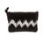 Cotton handbags, 'Zigzag Night' (pair) - Hand-Crocheted Cotton Handbags with White Zigzags (Pair) (image 2e) thumbail