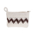 Cotton handbags, 'Zigzag Snow' (pair) - Hand-Crocheted Cotton Handbags with Black Zigzags (Pair) (image 2e) thumbail