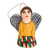Ceramic ornament, 'Winged Angel of Love' - Ceramic Angel Hanging Ornament Form Nicaragua (image 2a) thumbail