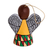 Ceramic ornament, 'Winged Angel of Love' - Ceramic Angel Hanging Ornament Form Nicaragua (image 2d) thumbail