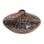 Jarrón decorativo de cerámica, 'Turquoise Roots' - Jarrón decorativo de cerámica en color marrón y turquesa