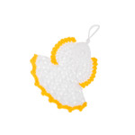 Hand-crocheted ornaments, 'Light of Love' (set of 4) - Hand-Crocheted Angel Ornaments in White (Set of 4)