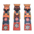 Wood wall sculptures, 'We Three Kings' (set of 3, 13.5 inch) - Pinewood Three Kings Wall Sculptures (Set of 3, 13.5 in.) (image 2a) thumbail