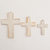 Wood wall crosses, 'Symbol of Love in White' (set of 3) - Wood Wall Crosses in White from Guatemala (Set of 3) (image 2b) thumbail