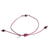 Garnet pendant bracelet, 'Passionate Design' - Garnet Pendant Bracelet from Guatemala (image 2c) thumbail