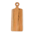 Teak wood cutting board, 'Morning Baguette' (15 inch) - Handmade Teak Wood Cutting Board from Guatemala (15 in.)